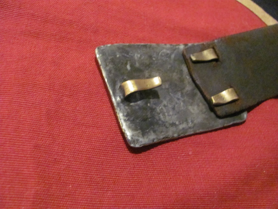 Civil War Buckles and Belt Plates: Confederate or Union, Cast Brass.  Lead-filled, Puppy Paw