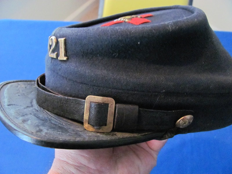American Civil War Union Forage Cap Hat With Artillery Badge Medium 56/57cms 